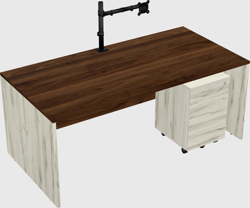 Rectangular desk