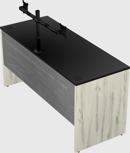 Rectangular desk