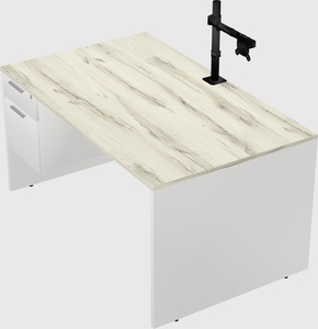 Rectangular desk