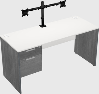 Rectangular desk