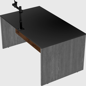Rectangular desk