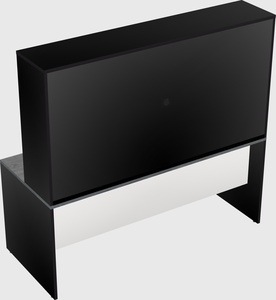 Rectangular desk