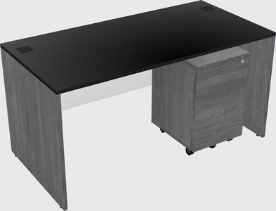 Rectangular desk