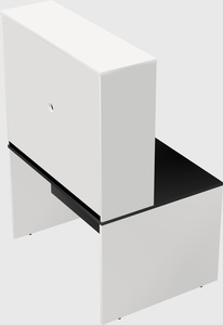 Rectangular desk