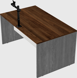 Rectangular desk