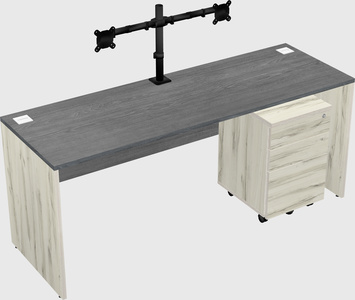 Rectangular desk