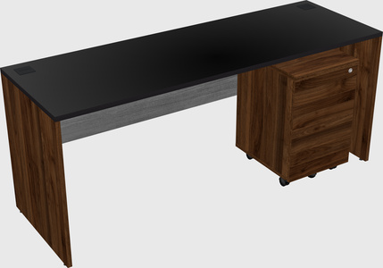 Rectangular desk