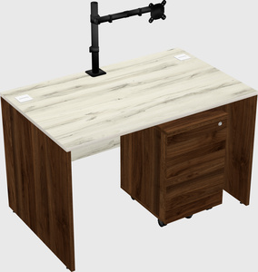 Rectangular desk