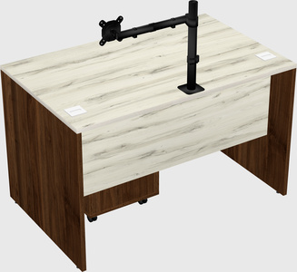 Rectangular desk
