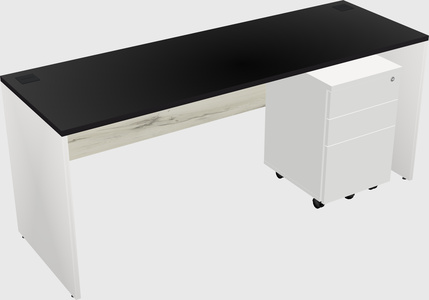 Rectangular desk
