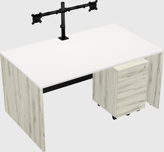 Rectangular desk