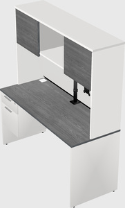 Rectangular desk