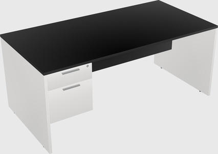 Rectangular desk