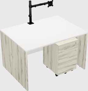 Rectangular desk