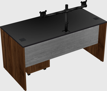 Rectangular desk