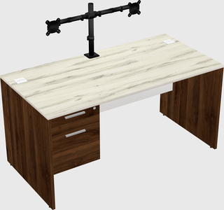 Rectangular desk