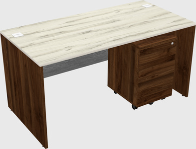 Rectangular desk