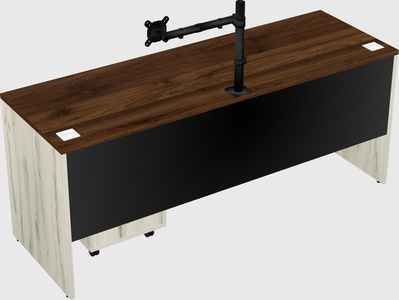 Rectangular desk