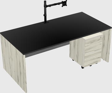 Rectangular desk