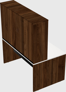 Rectangular desk