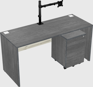 Rectangular desk