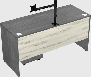 Rectangular desk