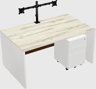 Rectangular desk