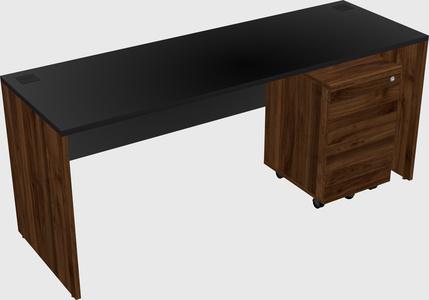 Rectangular desk