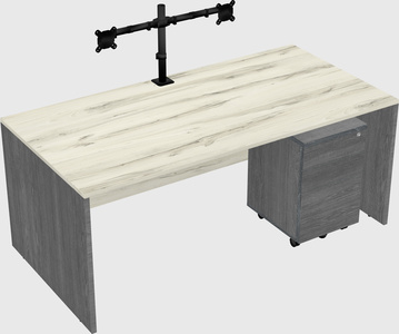 Rectangular desk