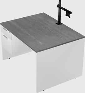 Rectangular desk