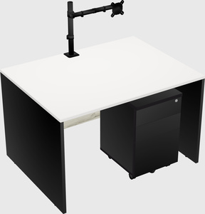 Rectangular desk