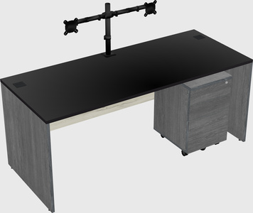 Rectangular desk
