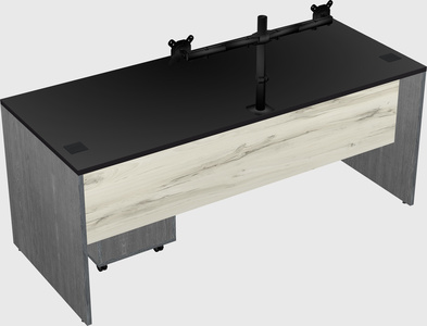 Rectangular desk