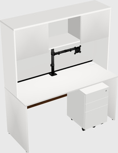 Rectangular desk