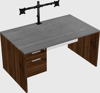 Rectangular desk