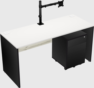 Rectangular desk