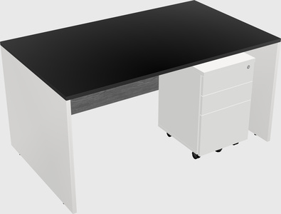 Rectangular desk