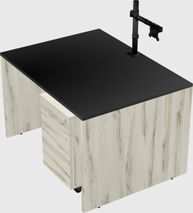 Rectangular desk