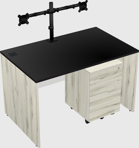 Rectangular desk