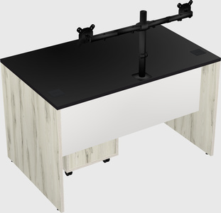 Rectangular desk