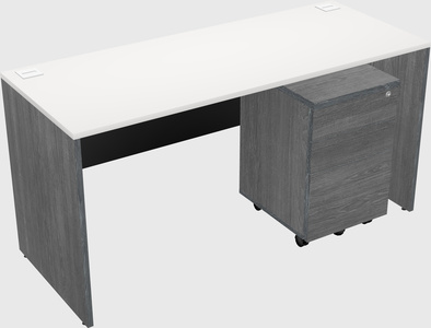 Rectangular desk