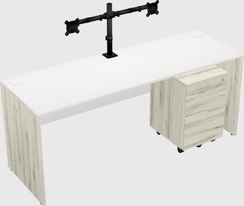 Rectangular desk