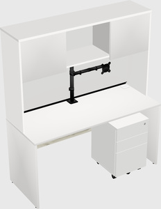 Rectangular desk