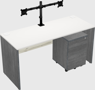 Rectangular desk