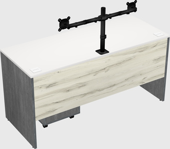 Rectangular desk