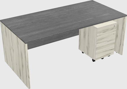 Rectangular desk