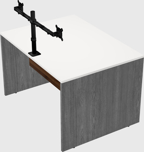 Rectangular desk