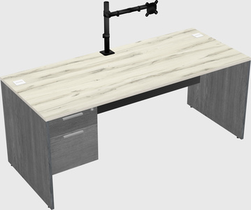 Rectangular desk