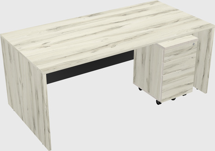 Rectangular desk