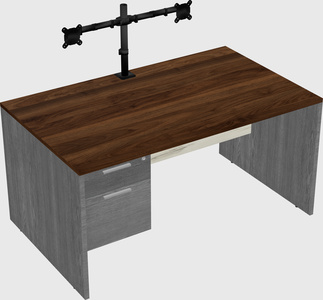 Rectangular desk